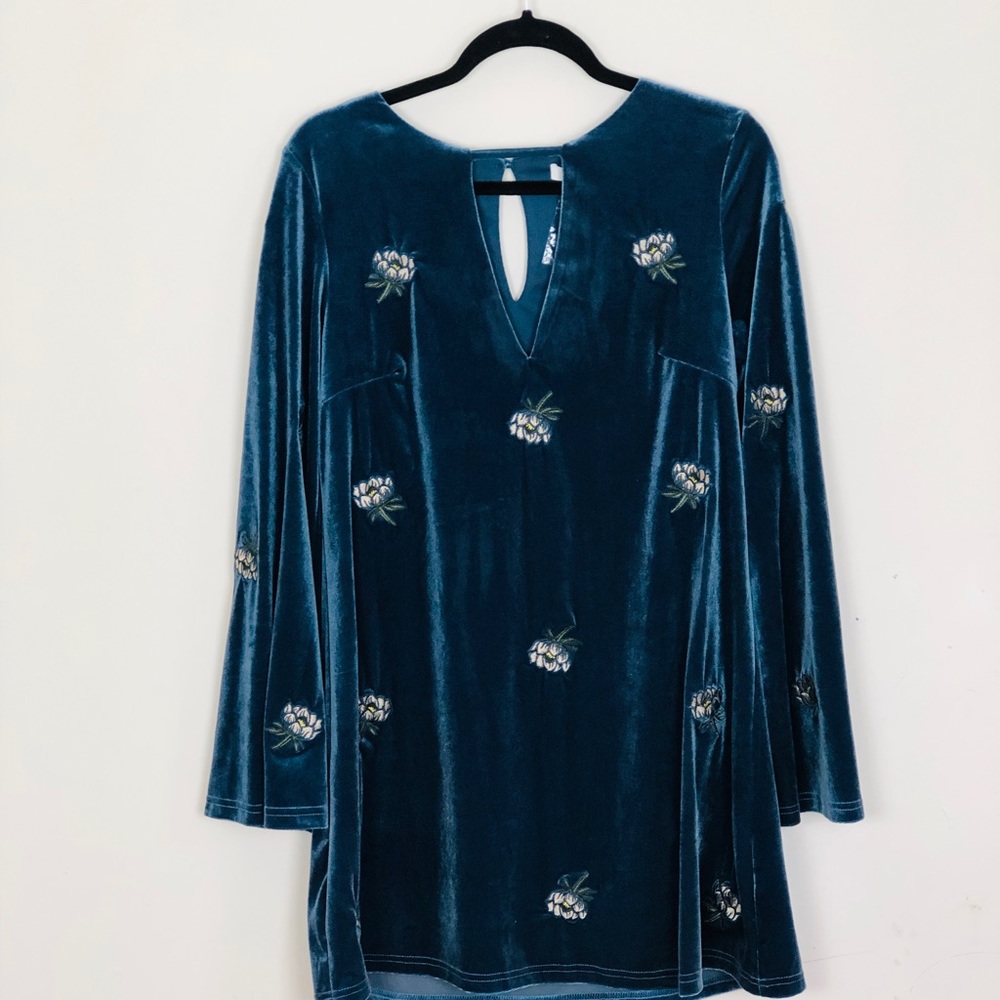 Sold!! Honey Belle Blue Velvet Dress